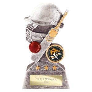 Smash Cricket Award Antique Silver & Gold - Image 3