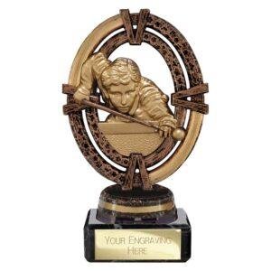 Maverick Legend Block Pool Snooker Bronze Trophy - Image 6