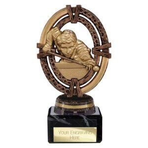 Maverick Legend Block Pool Snooker Bronze Trophy - Image 5