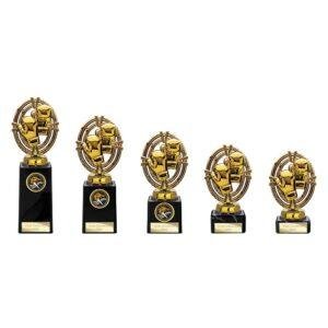 Maverick Legend Block Boxing Trophy – Fusion Gold - Image 1