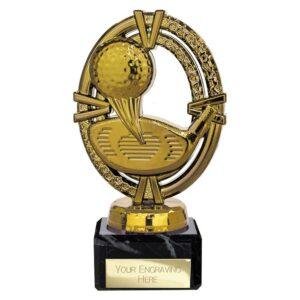 Maverick Legend Block Golf Fusion Gold Trophy - Image 6