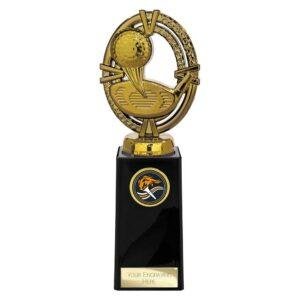 Maverick Legend Block Golf Fusion Gold Trophy - Image 3