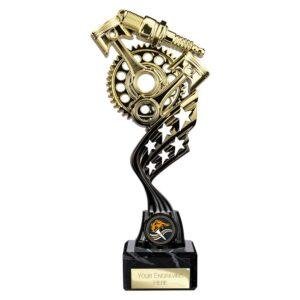 Innov8 Motorsport Plastic Trophy Gold & Black - Image 4