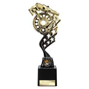 Innov8 Motorsport Plastic Trophy Gold & Black - Image 3