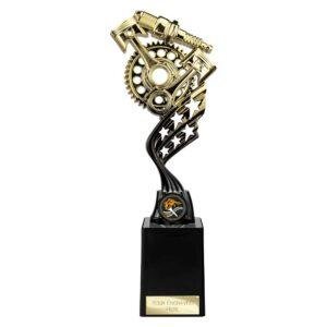 Innov8 Motorsport Plastic Trophy Gold & Black - Image 2