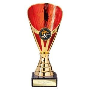 Rising Stars Premium Plastic Trophy Gold & Red - Image 5